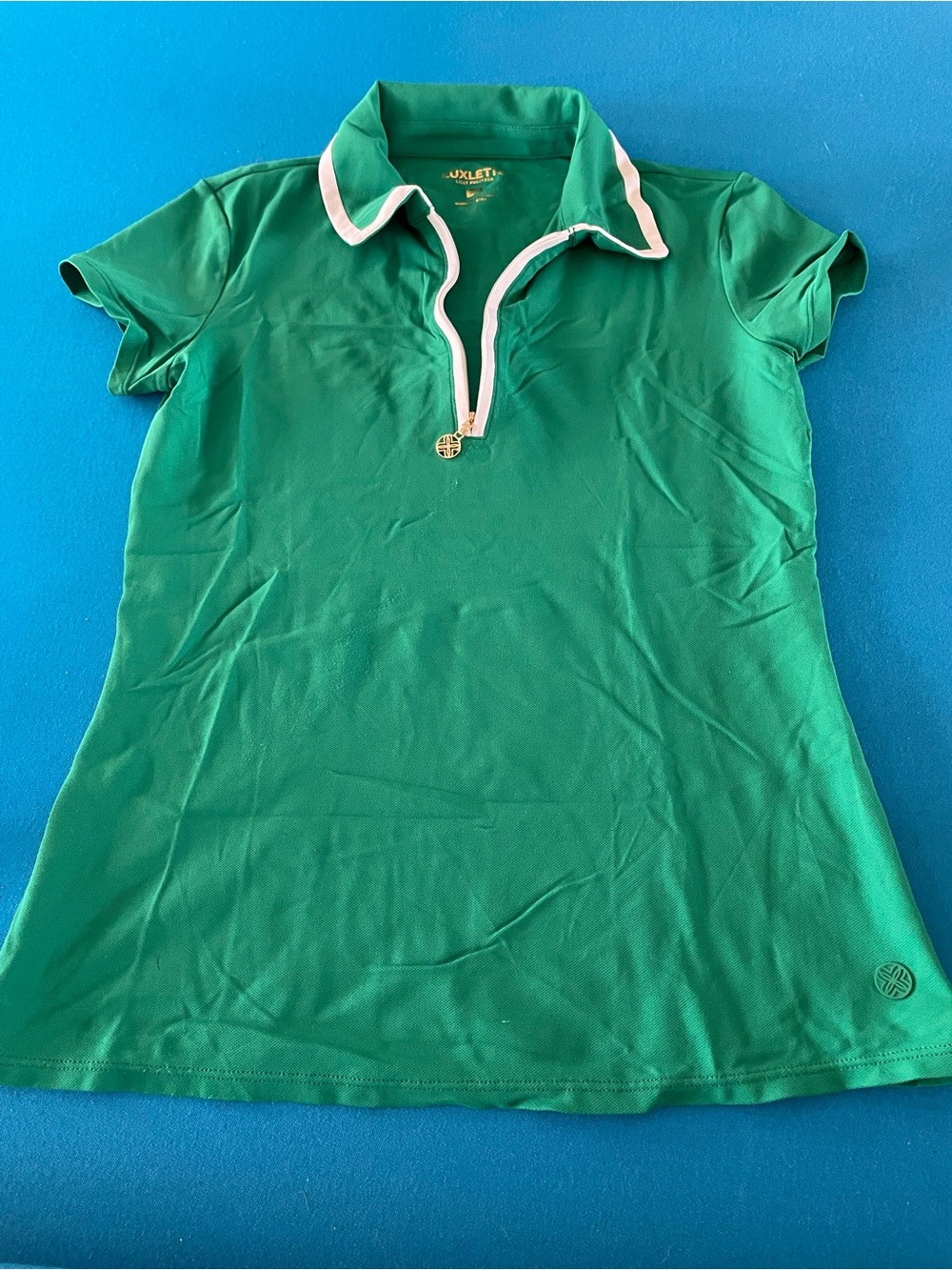 Lilly Pulitzer Luxletic Polo Top XS - Picture 2 of 6
